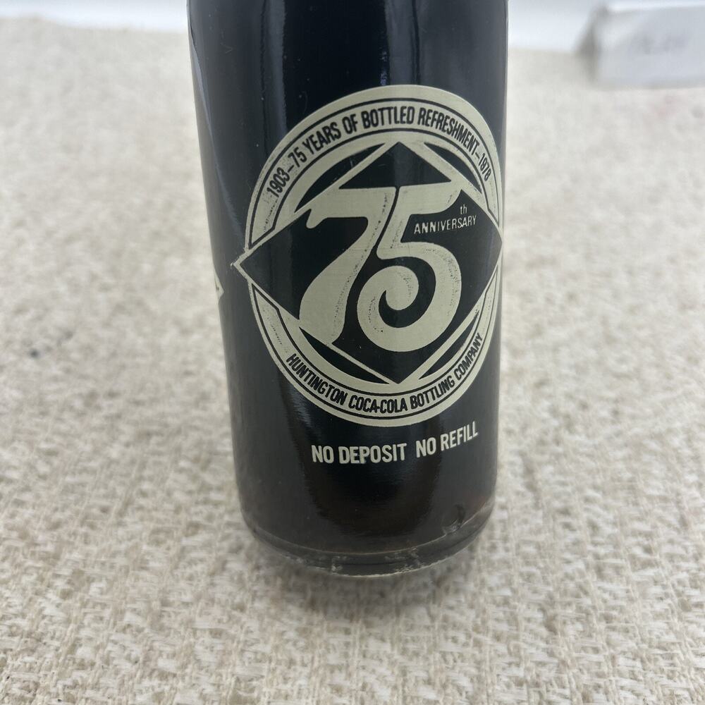 Coca Cola Collector Bottle 75th Anniversary Commemorative Coke Huntington - Picture 8 of 9
